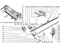 198) Жнивна частина - Апарат ріжучий