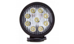 Фара LED круглая DK B2-27W-A SL 27W, 9 ламп, 110*128мм, узкий луч.