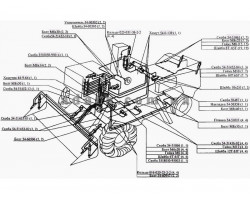Схема гідрообладнання 2 Нива СК-5М