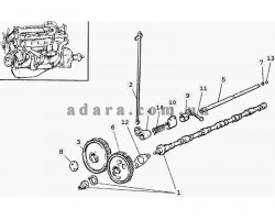 104) Д-461/51 - Механізм газорозподілу