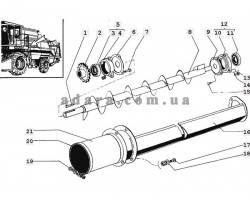 271) Бункер - Шнек розподільний домолотного пристрою