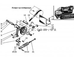 136) Моторно - силовая установка - Натяжник
