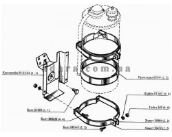 231) Доп. оборудование - Крепление гидробака