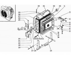 152) Моторно-силовая установка - Блок радиаторов 2