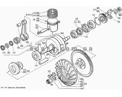 Схема двигуна ПД8-0000100 2
