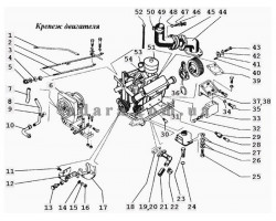 150) Моторно-силовая установка (с ЯМЗ-238АК, -236ДК) 3