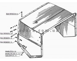 177) Жатвенная часть - Капот соломотряса 1