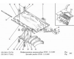 Схема розкидача валоукладчика Нива СК-5М