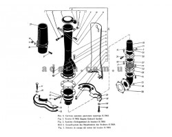 Схема установки двигуна трактора К-700A