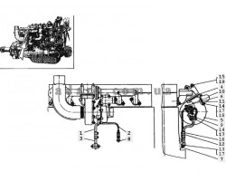 50) СМД-31А - Установка турбокомпрессора