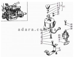 Каталог деталей СМД-31А - установки электрофакельного подогревателя Дон-1500А