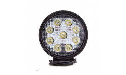 Фара LED кругла DK B2-27W-B SL 27W, 9 ламп, 110*128мм, вузький промінь <ДК>