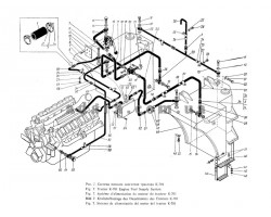 Схема системи живлення двигуна К-701