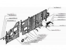 Схема панелі лівої Нива СК-5М
