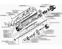 Схема шнека колосового 1 Нива СК-5М