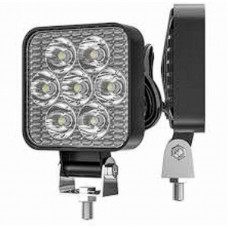 Фара квадратна mini 7Led, 64мм х 64мм х 20мм,