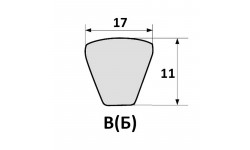 Ремень В(Б)-2240 (ЗМ-60, ЗМ-60А, ОВД-25) клиновый EXCELLENT