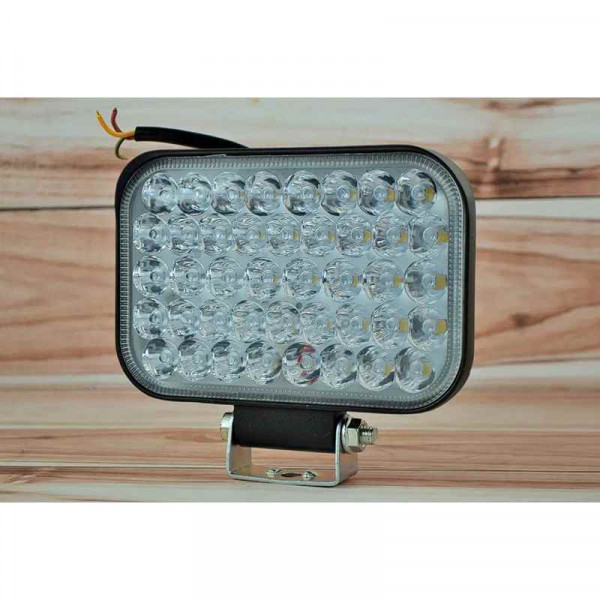 Фара LED прямокутна 126W, ближній + дальній, 42 led ді ода, 6500K
