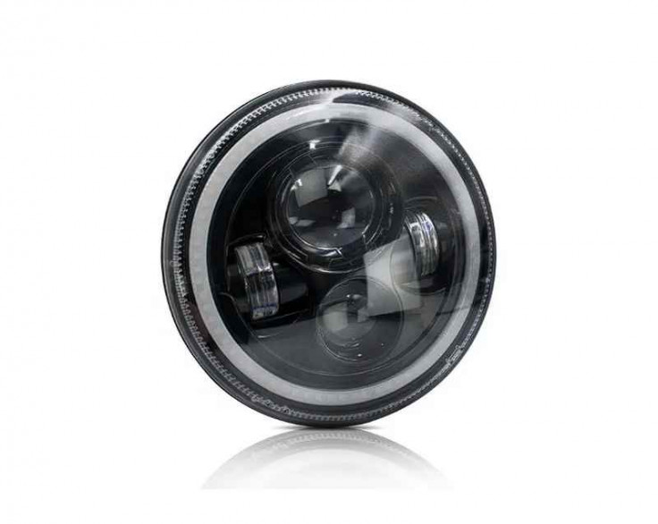 Фара головного света LED 40W (ближний + дальний + ходовые огни (кольцо) Фара головного света LED 40W (ближний + дальний + ходовые огни (кольцо)