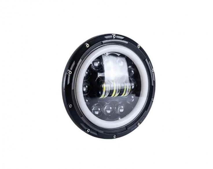 Фара головного света LED 65W (ближний + дальний + ходовые огни – кольцо) Фара головного света LED 65W (ближний + дальний + ходовые огни – кольцо)