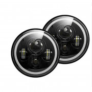 Фара головного світла LED 40W (ближній + дальній + хо дові вогні (кільце)