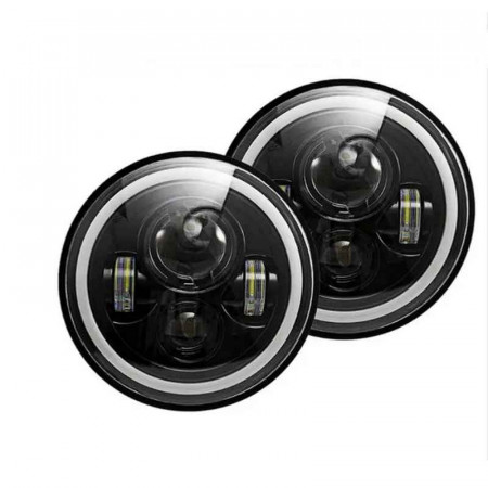 Фара головного світла LED 40W (ближній + дальній + хо дові вогні (кільце)