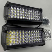 Фара LED прямоугольная 144W, 48 ламп, толщина 80 мм, Премиум
