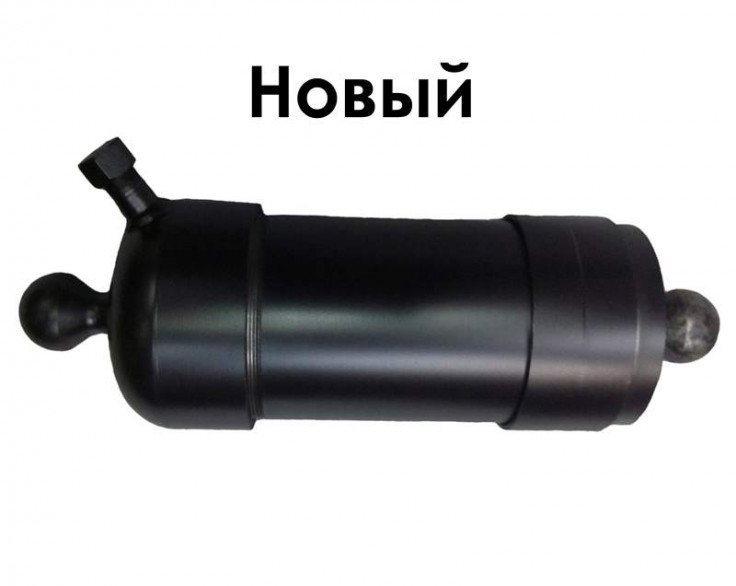 Гидроцилиндр подъема кузова ГАЗ 4-х штоковый с шарами (новый) Гидроцилиндр подъема кузова ГАЗ 4-х штоковый с шарами (новый)