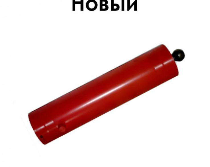 Гидроцилиндр прицепа 2ПТС-6 с шарами, 3-х штоковый Новый Гидроцилиндр прицепа 2ПТС-6 с шарами, 3-х штоковый Новый