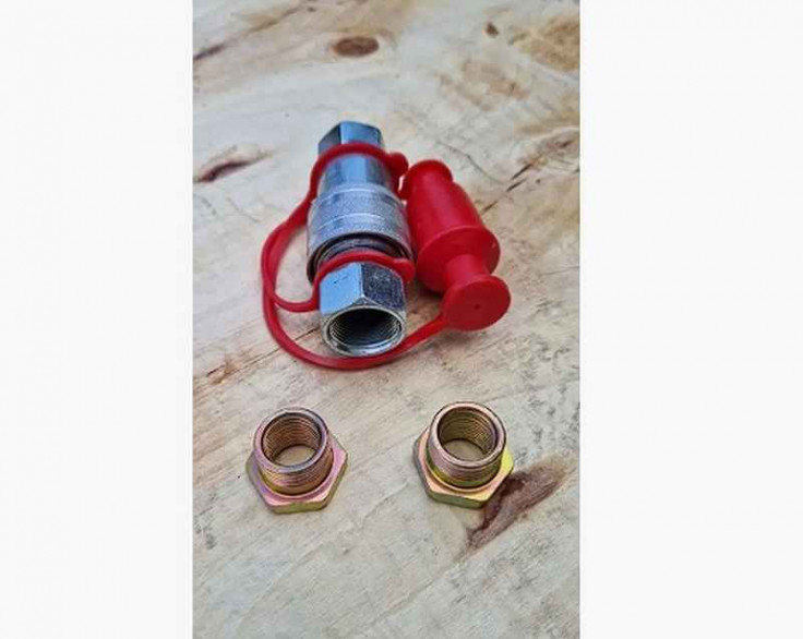 Разъемник пневматический (Евро) М22х1,5 (красный) Разъемник пневматический (Евро) М22х1,5 (красный)