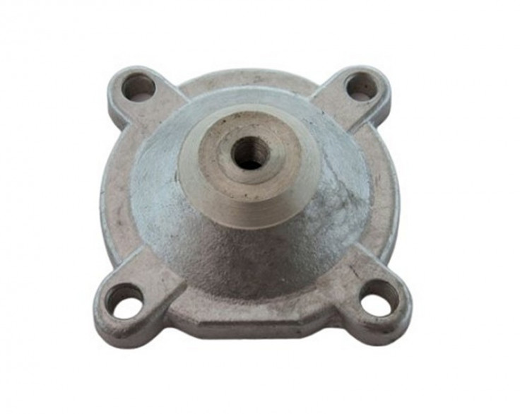 Крышка задняя картера компрессора ЗИЛ-130, Т-150, МАЗ, КРАЗ (алюминиевая) Крышка задняя картера компрессора ЗИЛ-130, Т-150, МАЗ, КРАЗ (алюминиевая)