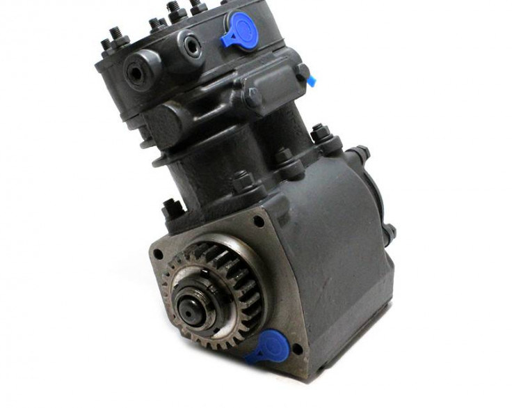 Компрессор КамАЗ пневматический, двухцилиндровый, новый Компрессор КамАЗ пневматический, двухцилиндровый, новый