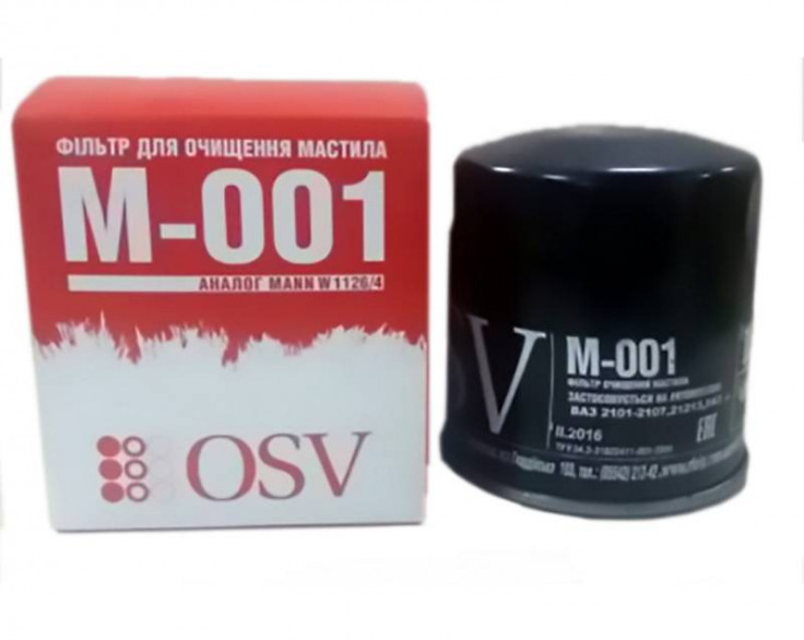 Фільтр очищення мастила М-001-OSV (ВАЗ 2101)