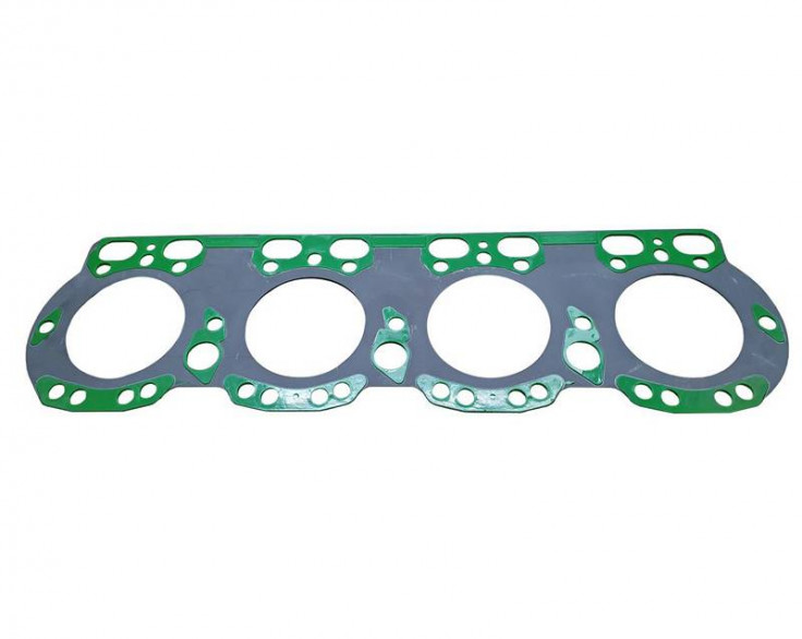 Прокладка ГБЦ ЯМЗ нового образца (металл+силикон) Прокладка ГБЦ ЯМЗ нового образца (металл+силикон)