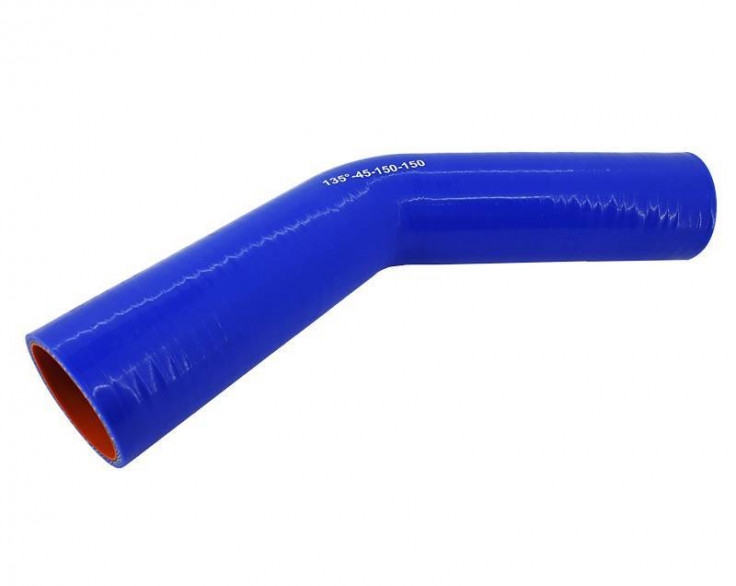 Патрубок силиконовый (L=150х150мм угол 135° d=40 s=4мм) Патрубок силиконовый (L=150х150мм угол 135° d=40 s=4мм)