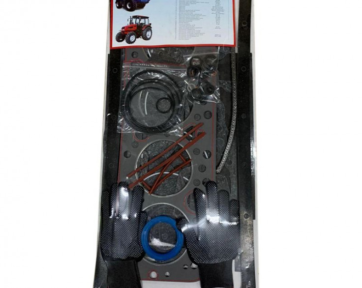 Комплект прокладок двигателя Д-65, ЮМЗ-6 полный набор (с РТИ), Паронит Комплект прокладок двигателя Д-65, ЮМЗ-6 полный набор (с РТИ), Паронит