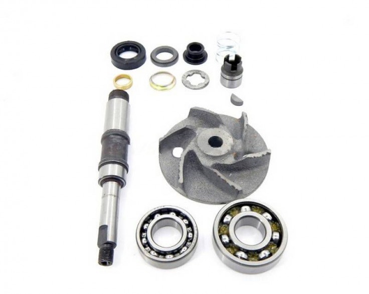 Ремкомплект водяного насоса ЯМЗ-240 (К-701) вал + підшипники + крильчатка латунь Ремкомплект водяного насоса ЯМЗ-240 (К-701) вал + підшипники + крильчатка латунь