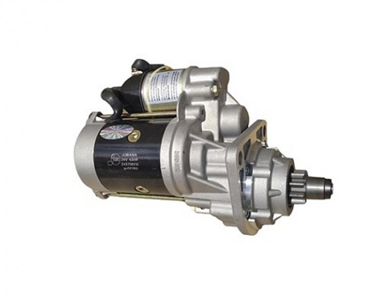 Стартер редукторный 24В 4,5 кВт (TM Jubana) (Mercedes-Bens, Эталон) (с дополнительным реле)