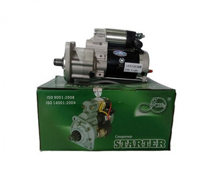 Стартер редукторний ТАТА/Еталон Євро-4 24В 5,0 кВт (ТМ Jubana) Стартер редукторний ТАТА/Еталон Євро-4 24В 5,0 кВт (ТМ Jubana)