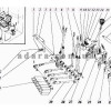 Схема механізму управління гідросистемою СМД-31А