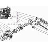Схема ролика натяжної СМД-31А