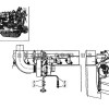 Схема установки турбокомпресора СМД-31А