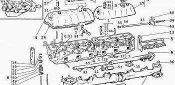105) Д-461/51 - Головка цилиндров