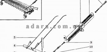 188) Платформа-подборщик - Устройство разгружающее