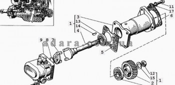 42) СМД-31А - Установка гідронасоса 1