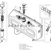 Схема гідробака трактора К-701 і К-700