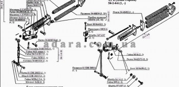 Схема блоку врівноваження для жаток 4-5 м Нива СК-5М