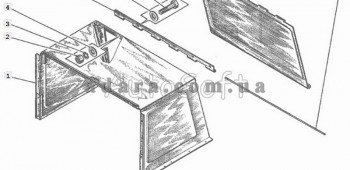 344) Копнитель-измельчитель - Капот ПУН-04.000Д