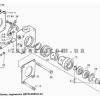 Схема приводу гідронасоса Д37М-4618010-А4 Т-40