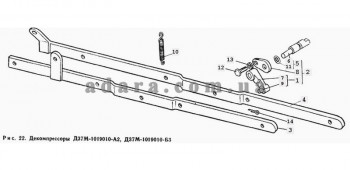 24) Двигатель - Декомпрессоры Д37М-1019010-А2, Д37М-1019010-Б3
